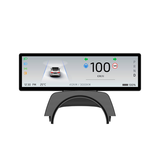 YICER 8.8'' Display Screen Dashboard for 2024+ Tesla Model 3 Highland - IPS Touchscreen with Wire Carplay, Android Auto, AC Control Seat Heating (T13PRO)