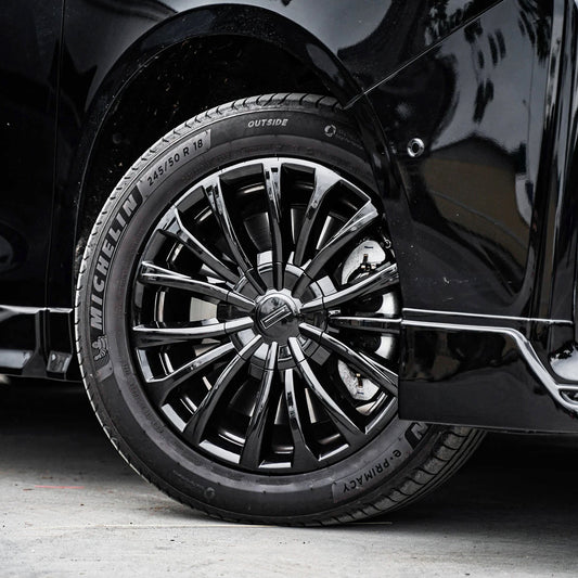 YICER Wheel Hubcap Cover for WEY G9, Set Of 4, Gloss Black