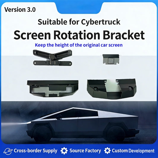 YICER Screen Swivel Mount for Tesla Cybertruck, Screen Mount Rotating Bracket Holder for Cybertruck Center Console Navigation Original Screen