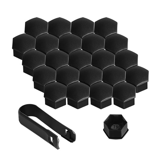 YICER Wheel Lug Nuts 24PCS for Cybertruck Model 3 Model Y Matte Black