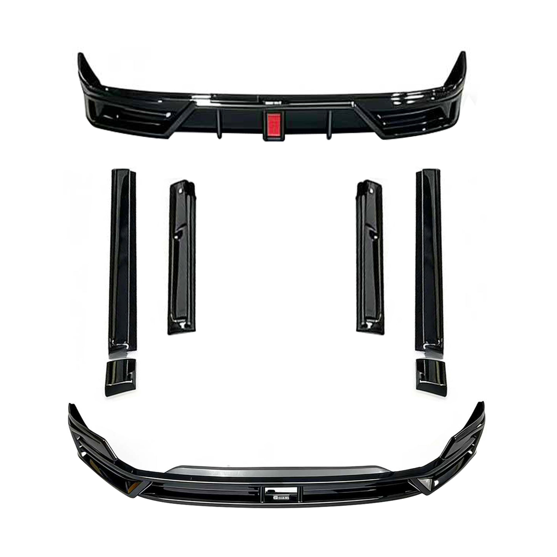 YICER Body Kits Front Lips Rear Lips Side Shirts For ZEEKR 9X