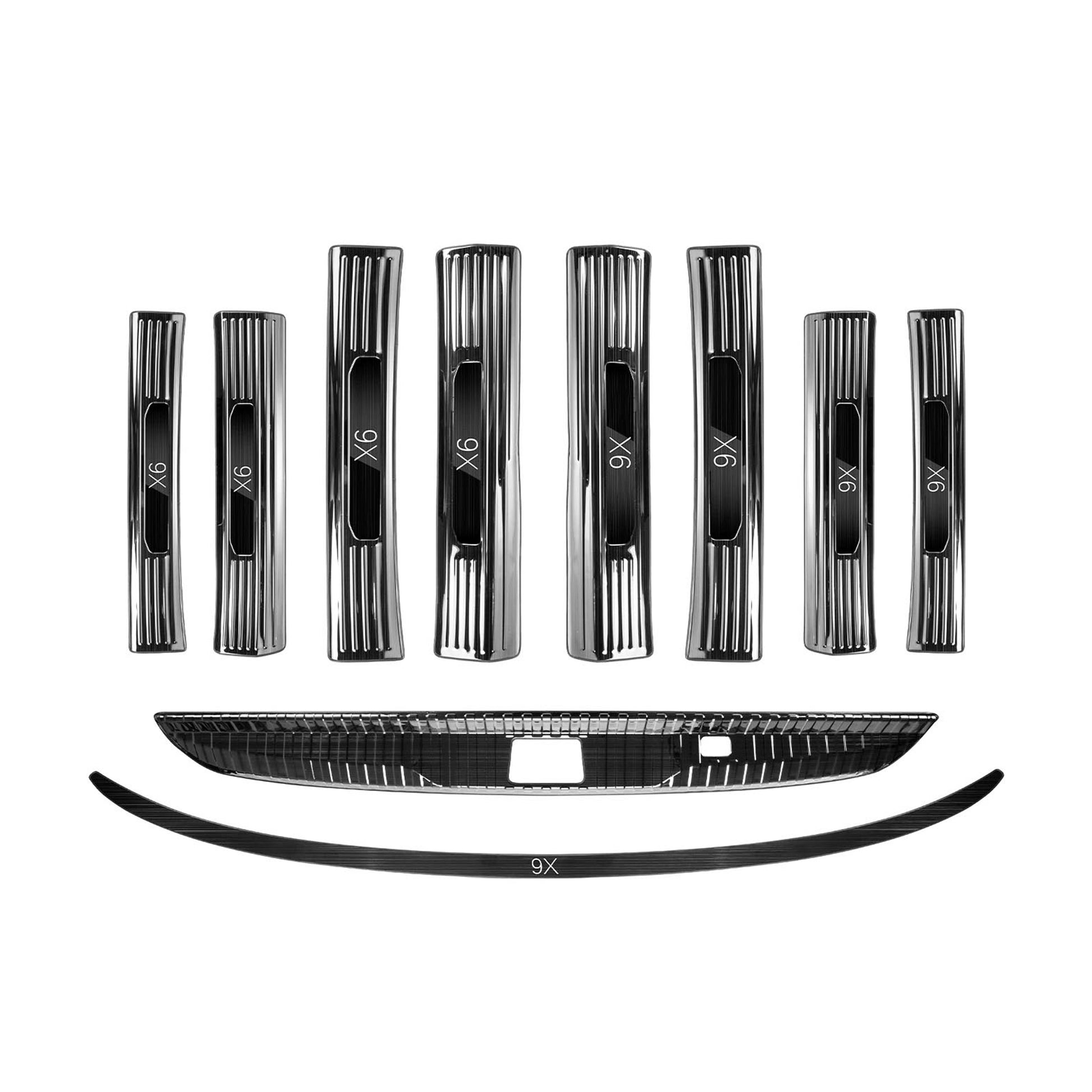 YICER Door Sill Trim Scuff Plate For ZEEKR 9X