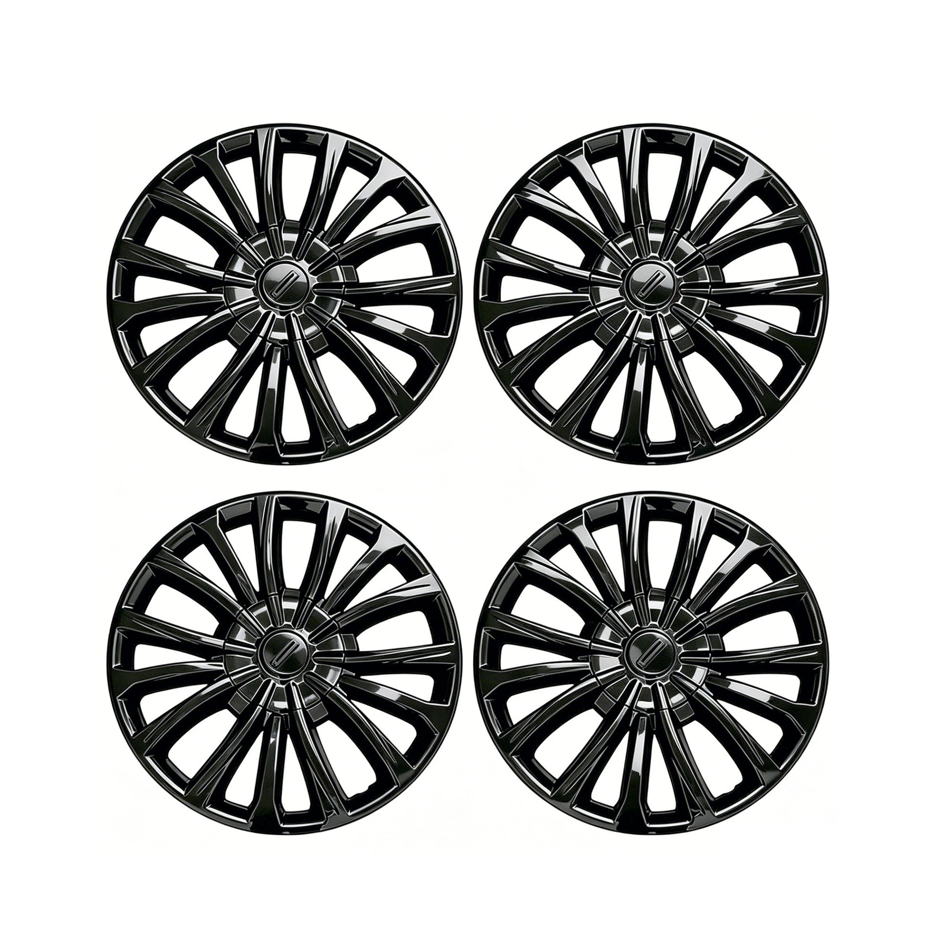 YICER Wheel Hubcap Cover for WEY G9, Set Of 4, Gloss Black