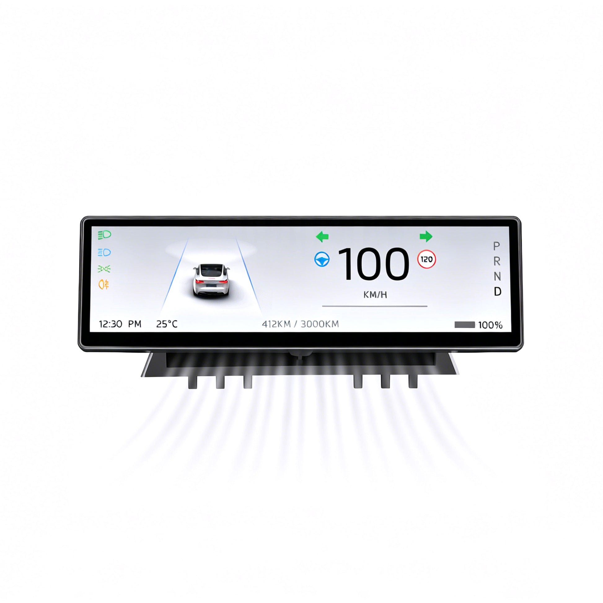 YICER Display Screen Dashboard for Tesla Model Y Model 3, 8.8'' IPS Touchscreen with Wire Carplay, Android Auto, AC Control Seat Heating, T3Pro