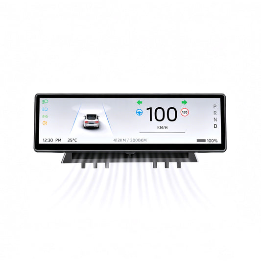 YICER Display Screen Dashboard for Tesla Model Y Model 3, 8.8'' IPS Touchscreen with Wire Carplay, Android Auto, AC Control Seat Heating, T3Pro