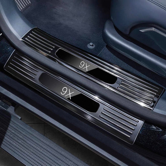 YICER Door Sill Trim Scuff Plate For ZEEKR 9X
