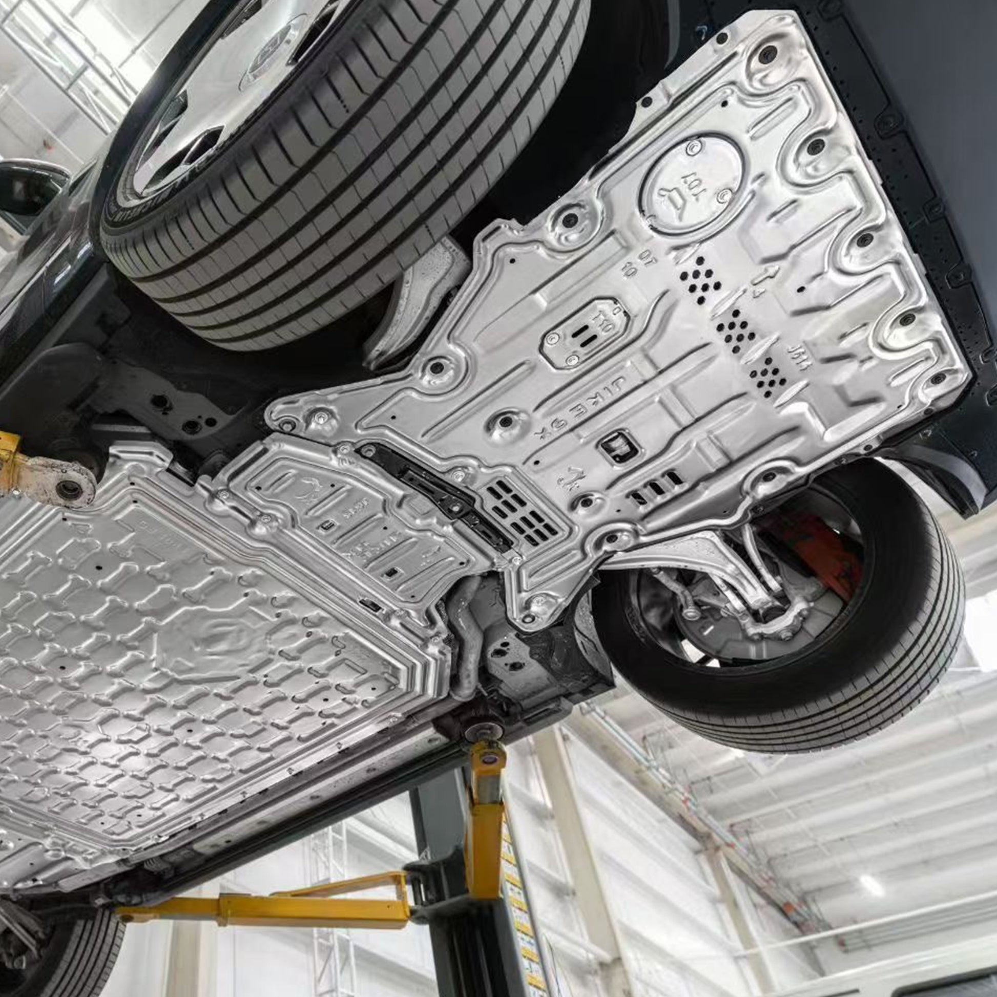 YICER Underbody Skid Plate Protection Engine Sump Guard for ZEEKR 9X, Aluminum Alloy 5052