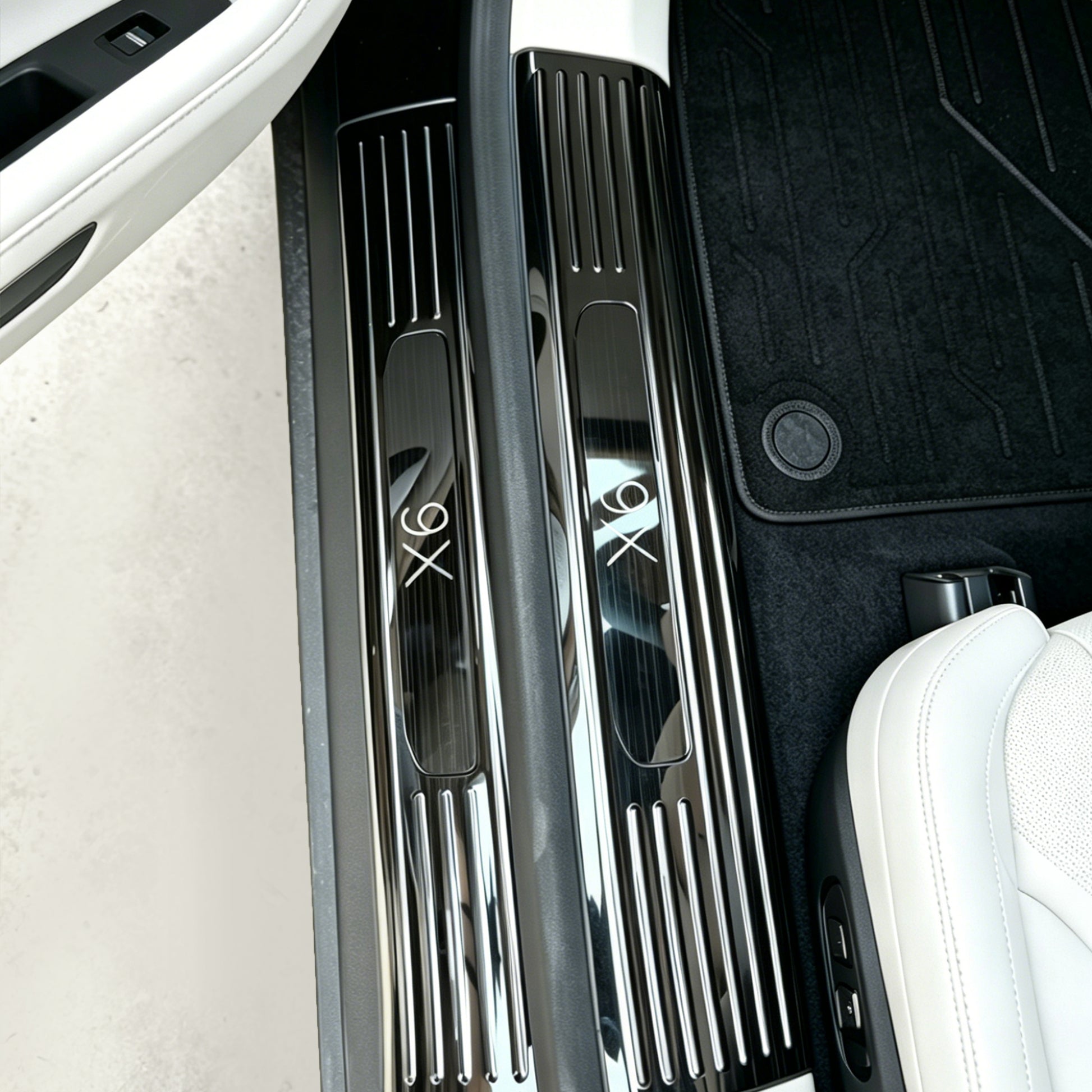 YICER Door Sill Trim Scuff Plate For ZEEKR 9X