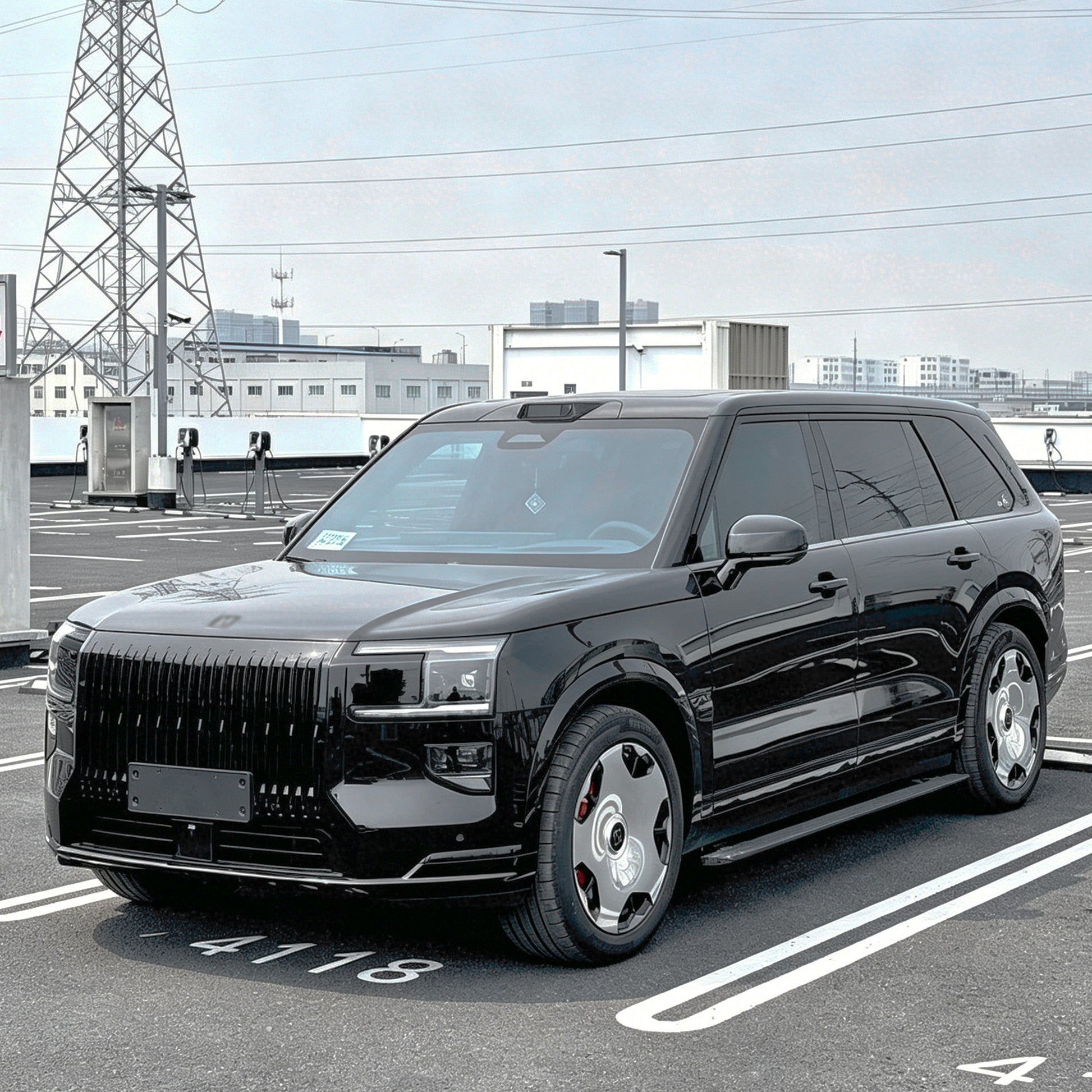 YICER Full Body Kits Blackout Kits For ZEEKR 9X