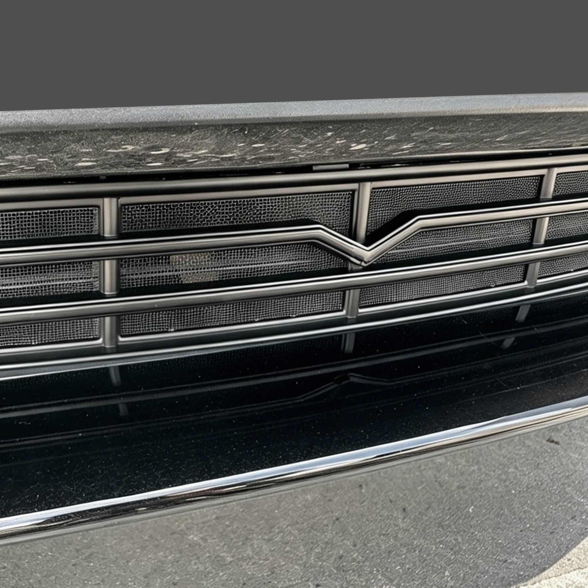 YICER Front Mesh Grille Grid Guards Insert for Tesla Model 3, Air Vent Grille Net Cover Effective Protection for Tesla Model 3 Accessories 2018-2023