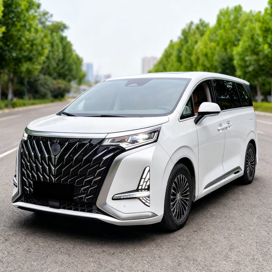 Front Bumper Grilles ABS Glossy Black Car Exterior for BYD Denza D9 EV