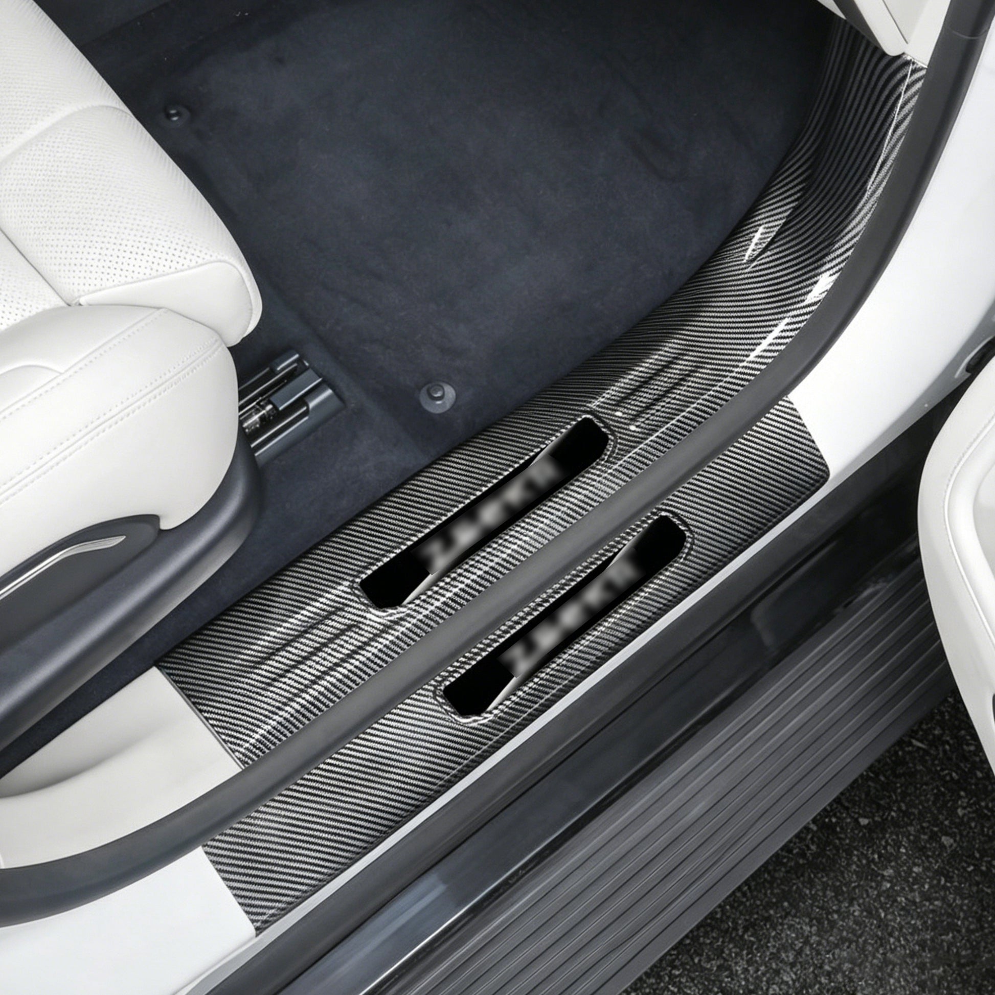 YICER Door Sill Trim Scuff Plate For ZEEKR 9X