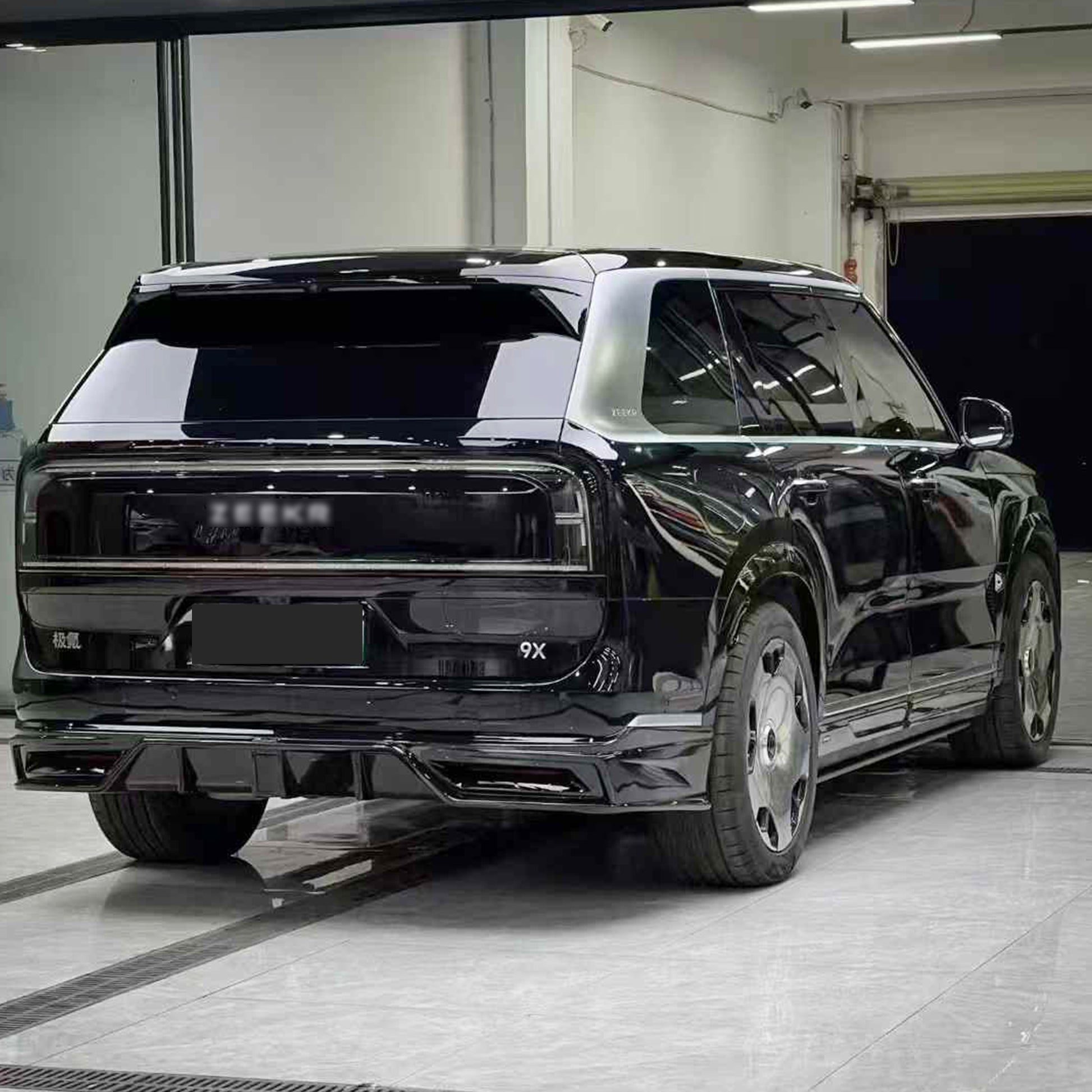 YICER Body Kits Front Lips Rear Lips Side Shirts For ZEEKR 9X