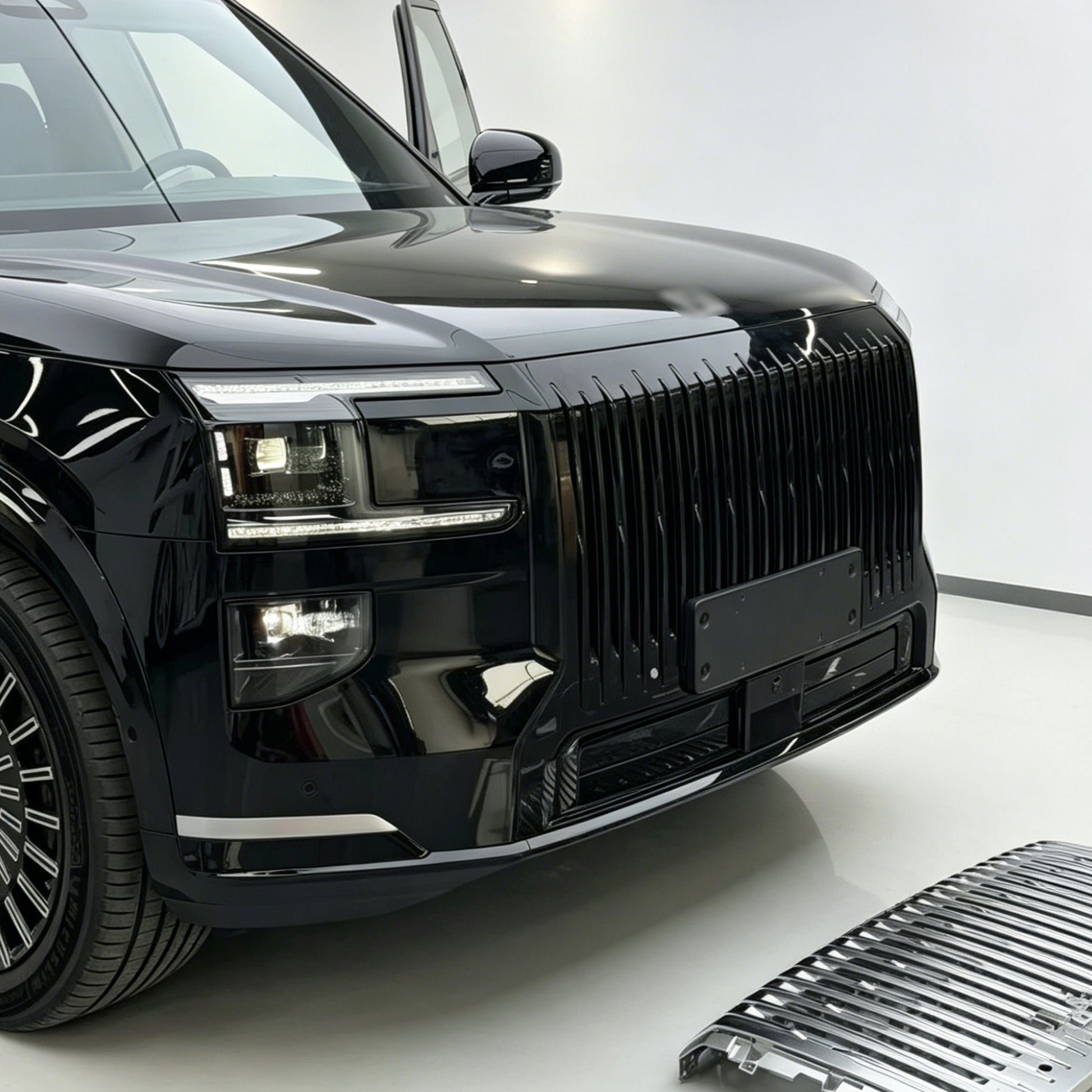 YICER ZEEKR 9x front Middle grille