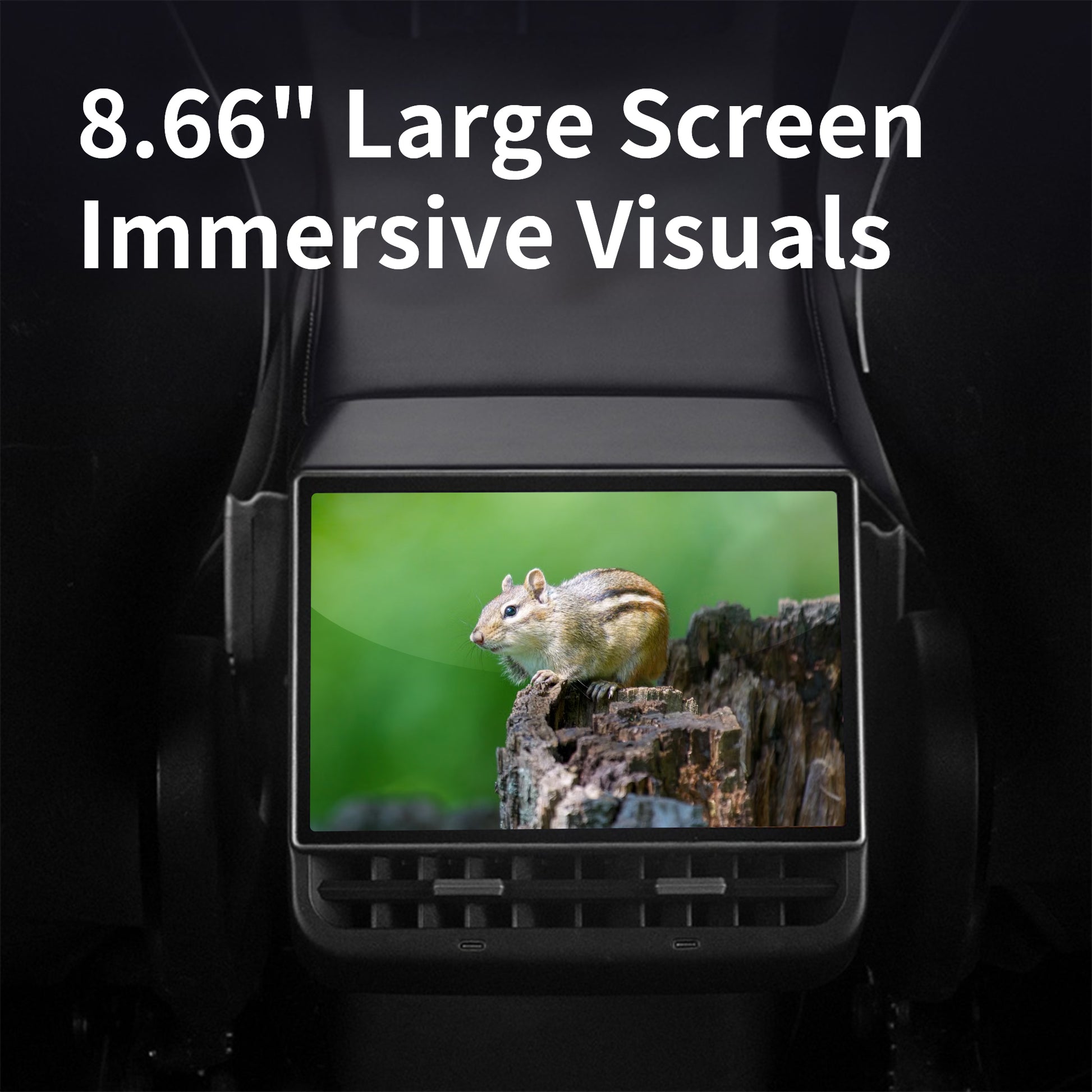 YICER 8.66‘’ Rear Display Screen for Model 3 Model Y