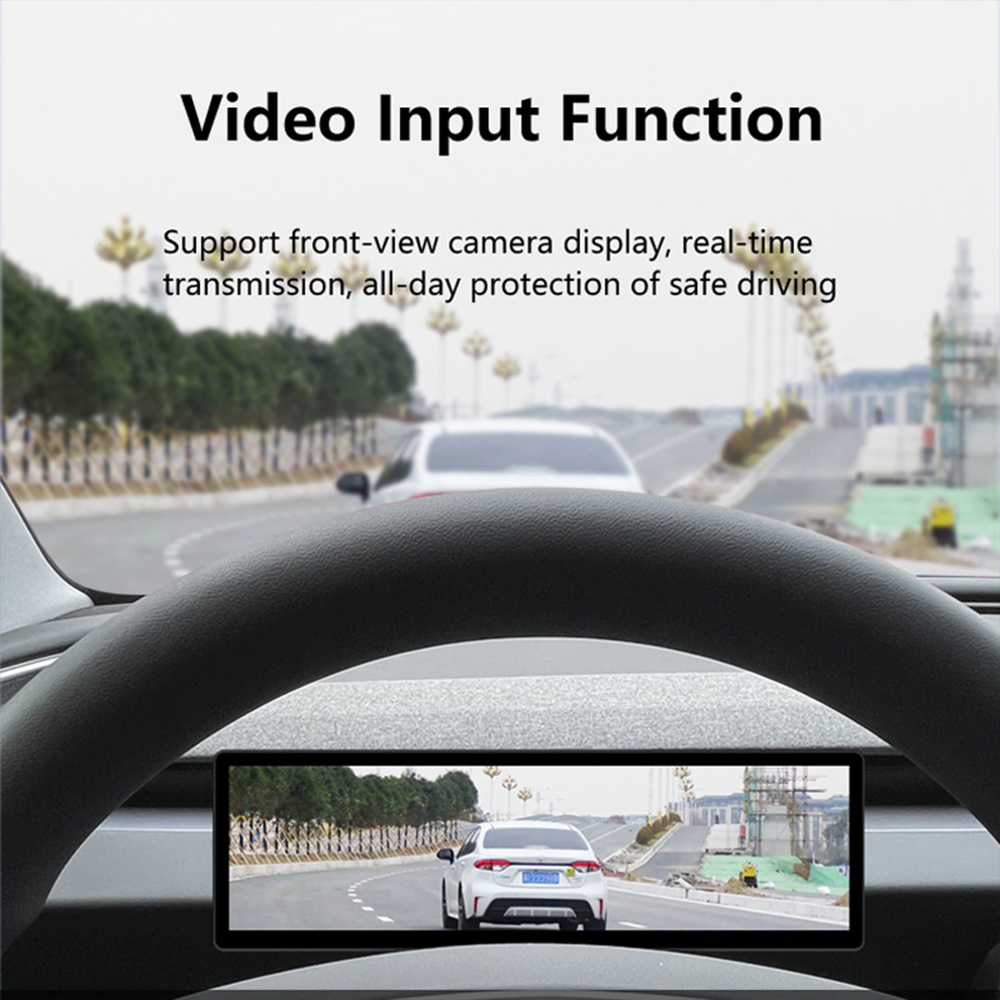 YICER 8.8'' Display Screen Dashboard for 2024+ Tesla Model 3 Highland - IPS Touchscreen with Wire Carplay, Android Auto, AC Control Seat Heating (T13PRO)